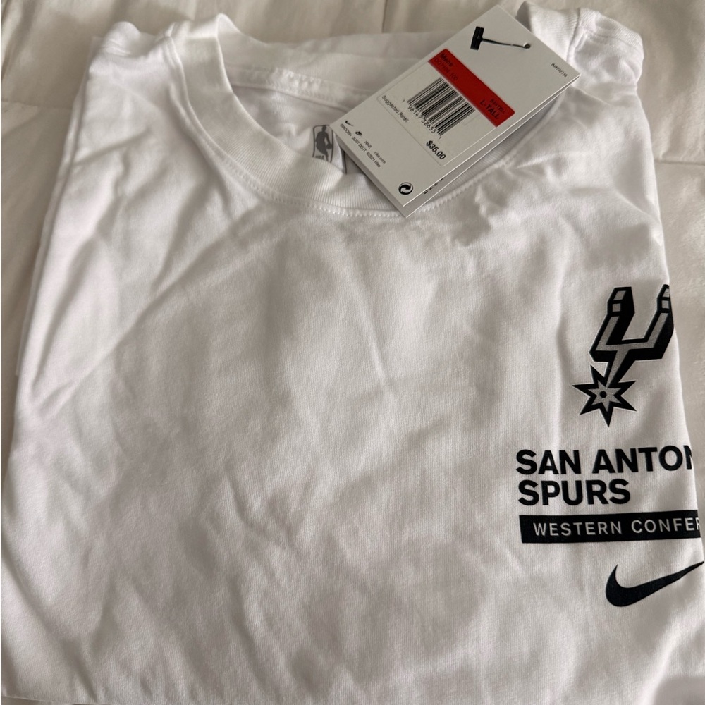 Nike White San Antonio Spurs Tee
